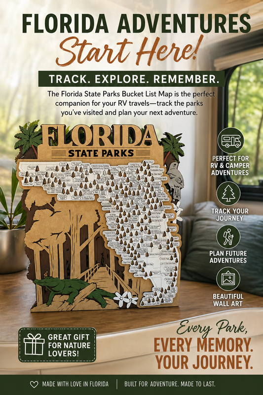 Florida State Parks Bucket List Map