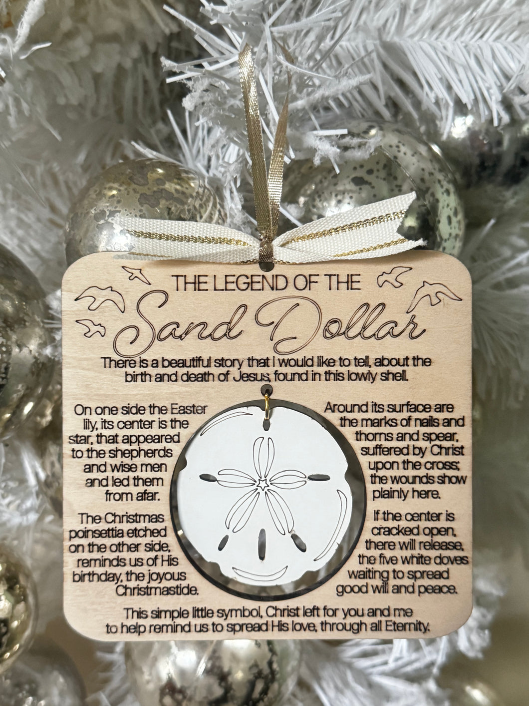 Legend of the Sand Dollar Ornament
