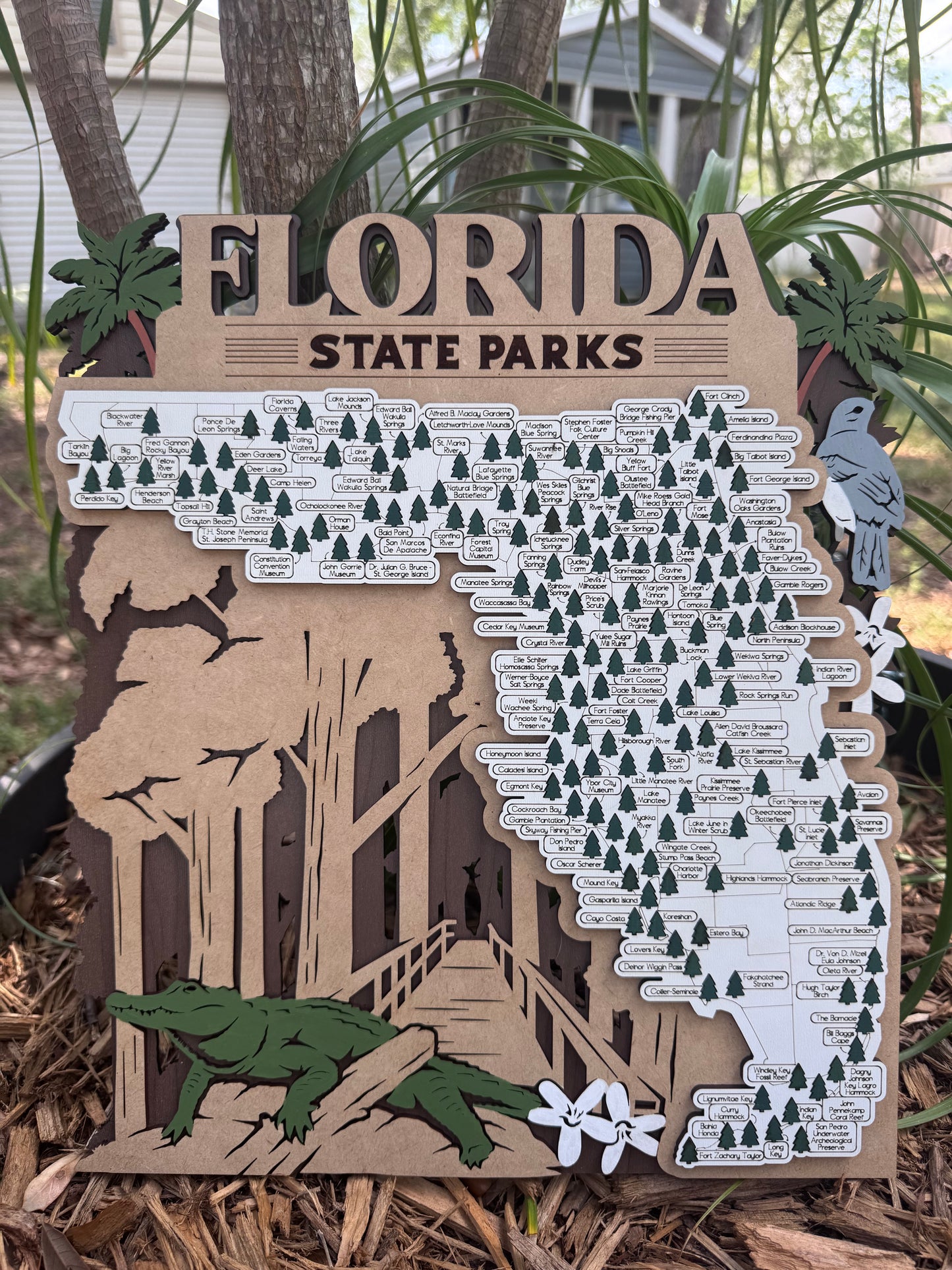 Florida State Parks Bucket List Map