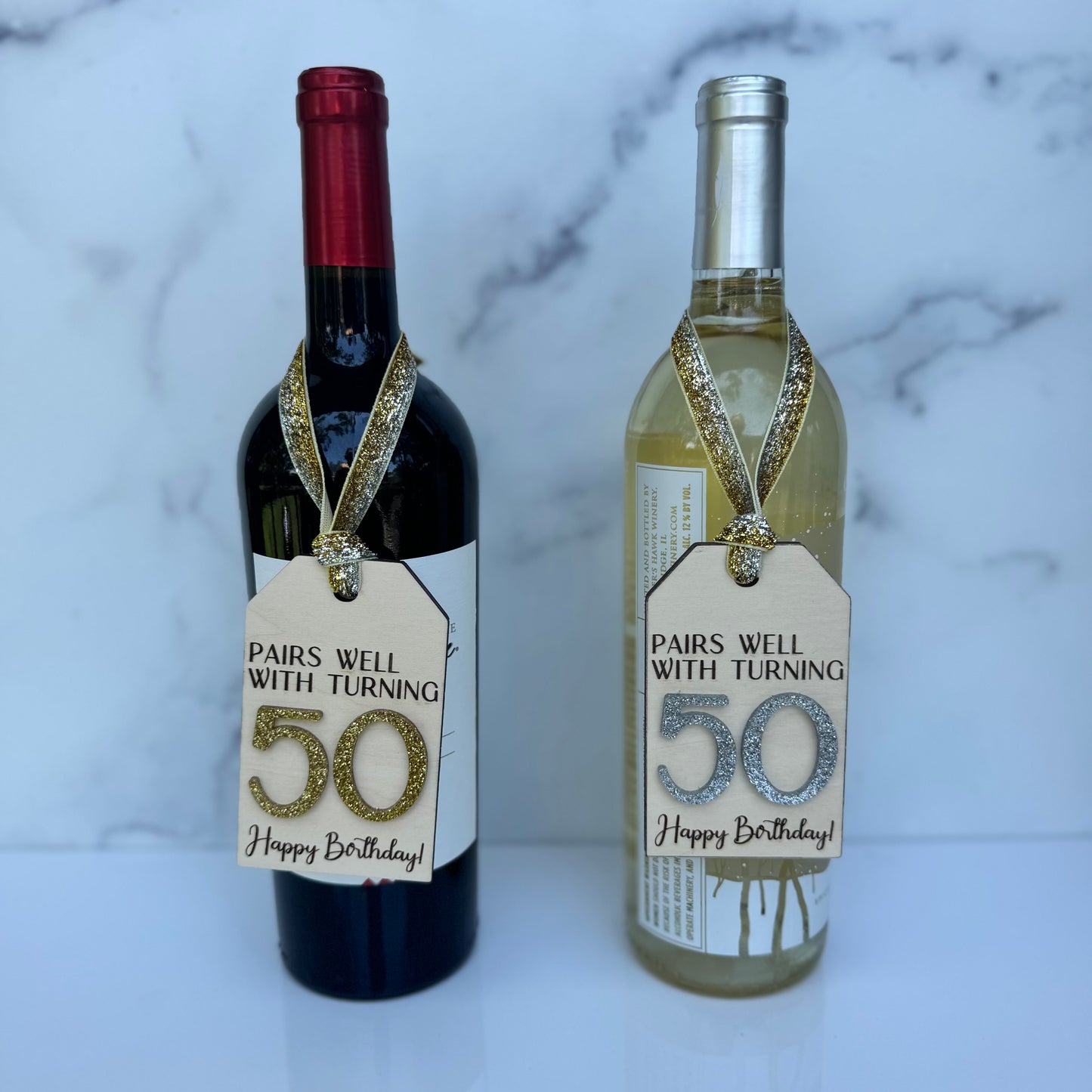 Birthday Wine Tag