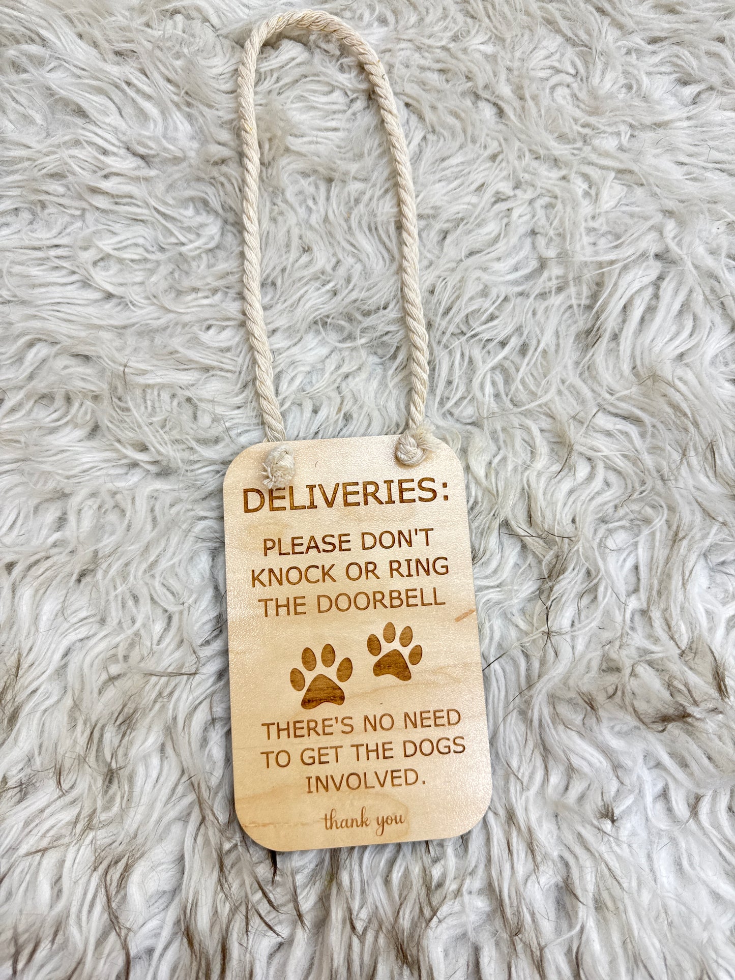 Dog Doorbell Hanger