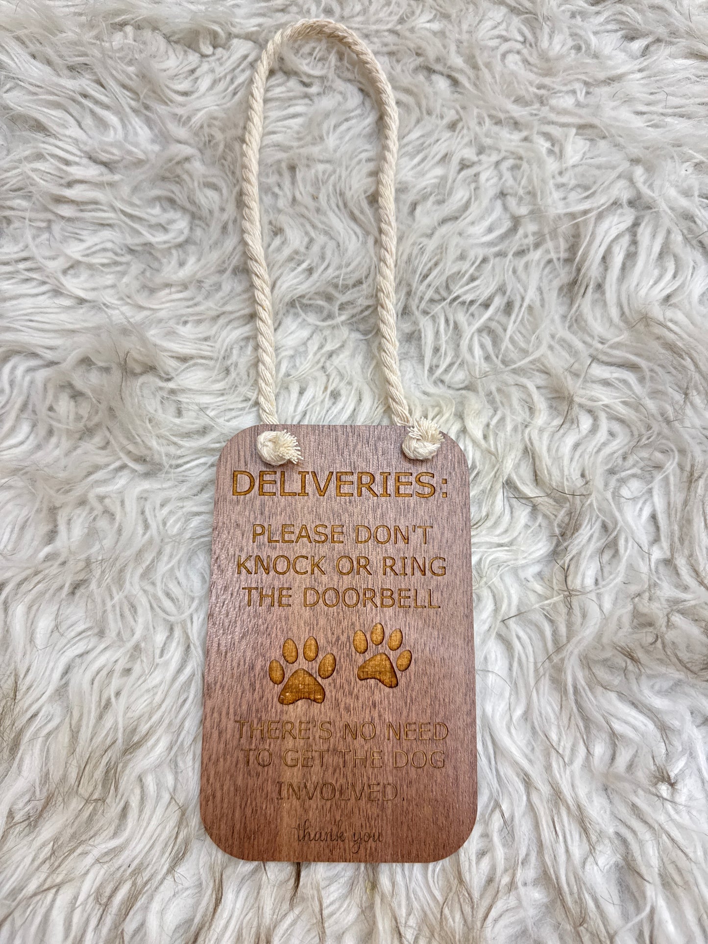Dog Doorbell Hanger