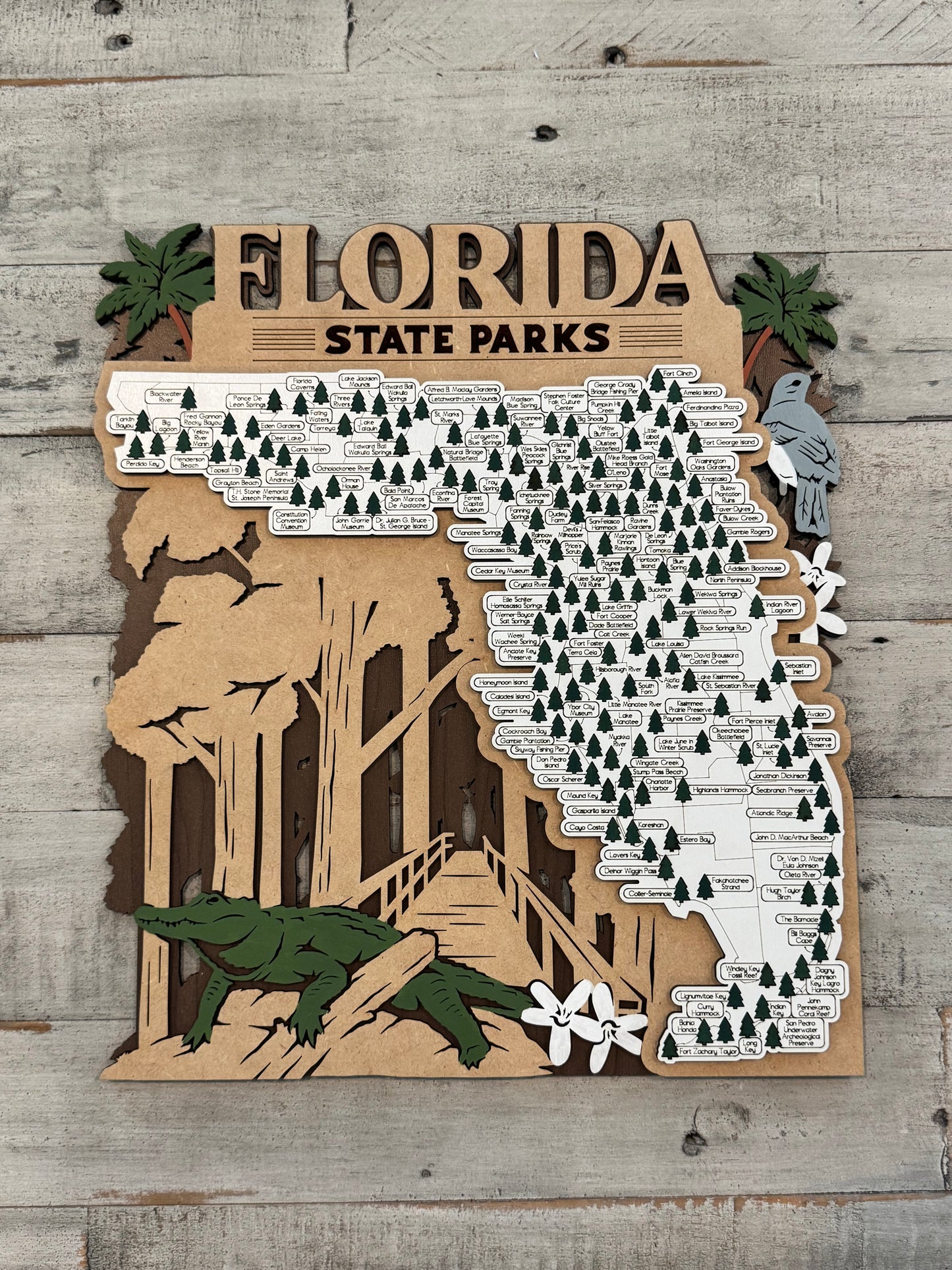 Florida State Parks Bucket List Map