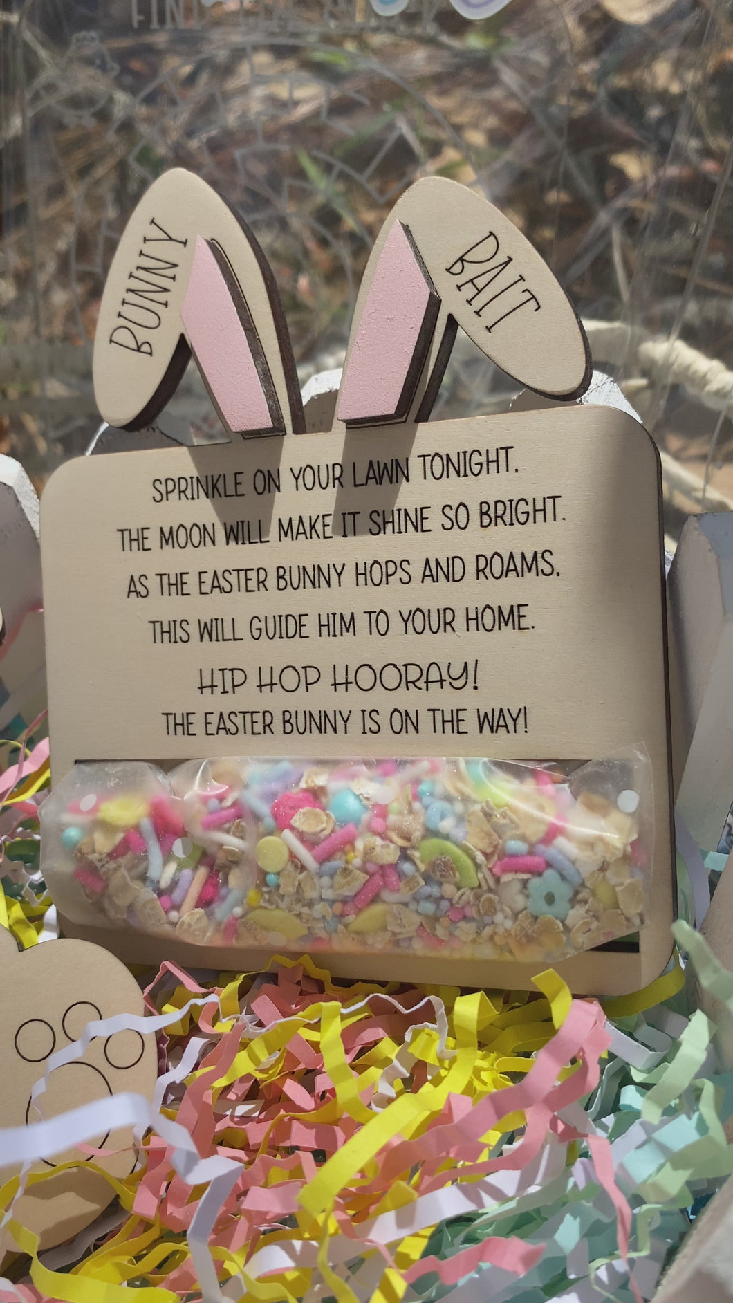 Easter Bunny Bait (single card/ bunny)
