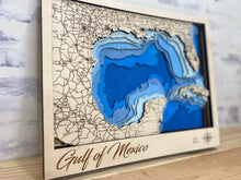Load image into Gallery viewer, Gulf of Mexico Layered Map

